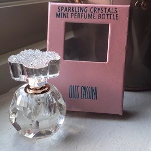 Crystal perfume bottle